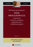 Metodyka sporządzania pism procesowych w sprawach karnych cywilnych gospodarczych i administracyjnych. Autor: Cempura Aleksandra, Kasolik Anna. Dadada.pl Okładka książki Metodyka sporządzania pism procesowych w sprawach karnych cywilnych gospodarczych i administracyjnych