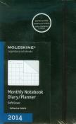 Opakowanie Moleskine 2014 monthly large black soft