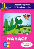 Naklejam i koloruję - Na łące. Autor: Małecki Aleksander. Dadada.pl Okładka książki Naklejam i koloruję - Na łące
