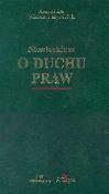 Okładka książki O duchu praw