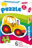 Opakowanie Pierwsze puzzle Pojazdy