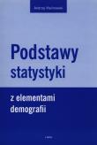 Podstawy statystyki z elementami demografii. Autor: Malinowski Andrzej. Dadada.pl Okładka książki Podstawy statystyki z elementami demografii