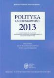 Polityka rachunkowości 2013 z komentarzem do planu kont dla jednostek budżetowych i samorządowych zakładów budżetowych. Autor: Gaździk Elżbieta, Ostapowicz Ewa. Dadada.pl Okładka książki Polityka rachunkowości 2013 z komentarzem do planu kont dla jednostek budżetowych i samorządowych zakładów budżetowych