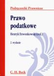 Prawo podatkowe. Autor: red. Henryk Dzwonkowski. Dadada.pl Okładka książki Prawo podatkowe