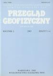 Opakowanie Przegląd Geofizyczny Rocznik L 2005 Zeszyt 3-4