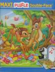 Opakowanie Puzzle dwustronne 2w1 Maxi 108 Bambi