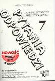 Okładka książki Pytania odpowiedzi 7 Dwudziestolecie międzywojenne