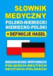 Słownik medyczny niemiecki BR. Autor: Lemańska Aleksandra, Gut Dawid, Majewska Joanna. Dadada.pl Okładka książki Słownik medyczny niemiecki BR