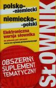 Okładka książki Słownik pol-niem-pol z supl. temat. +CD REA
