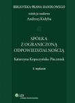 Spółka z ograniczoną odpowiedzialnością. Autor: Kopaczyńska-Pieczniak Katarzyna. Dadada.pl Okładka książki Spółka z ograniczoną odpowiedzialnością