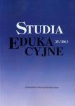 Studia edukacyjne 25/2013. Wydawca: Wydawnictwo Naukowe UAM. Dadada.pl Opakowanie Studia edukacyjne 25/2013