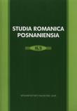 Studia Romanica Posnaniensia XL/3. Wydawca: Wydawnictwo Naukowe UAM. Dadada.pl Opakowanie Studia Romanica Posnaniensia XL/3