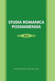 Studia Romanica Posnaniensia XL/4. Wydawca: Wydawnictwo Naukowe UAM. Dadada.pl Opakowanie Studia Romanica Posnaniensia XL/4