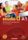 Studio d A1 Podręcznik z ćwiczeniami. Autor: Demme S., Funk H., Kuhn Ch. Kosior-Szychiewicz M.. Dadada.pl Okładka książki Studio d A1 Podręcznik z ćwiczeniami