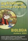 Opakowanie Syllabus maturzysty   Biologia matura 2002