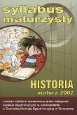Opakowanie Syllabus maturzysty   Historia, matura 2002