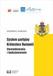 Okładka książki System partyjny Królestwa Rumunii
