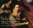 Telemann: Fugues, Overtures, Preludes And Suites, Twv 31 - 32. Autor: Roberto Loreggian. Dadada.pl Okładka książki Telemann: Fugues, Overtures, Preludes And Suites, Twv 31 - 32