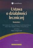 Opakowanie Ustawa o działalności leczniczej