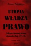 Utopia władza prawo. Autor: Bosiacki Adam. Dadada.pl Okładka książki Utopia władza prawo