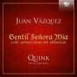 Vasqquez: Gentil Senora Mia. Autor: Quink Vocal Ensemble. Dadada.pl Okładka książki Vasqquez: Gentil Senora Mia