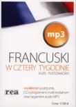 W 4 tygodnie  francuski biały mp3 REA. Autor: Karpińska Dorota. Dadada.pl Okładka książki W 4 tygodnie  francuski biały mp3 REA