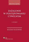 Okładka książki Zażalenie w postępowaniu cywilnym