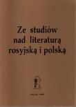 Opakowanie Ze studiów nad literaturą rosyjską i polską