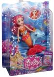 Opakowanie Barbie Perłowa Księżniczka Mała syrenka ze zwierzątkiem