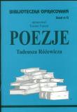 Biblioteczka opracowań nr 012 Poezje Różewicza. Autor: Teodor Farent. Dadada.pl Okładka książki Biblioteczka opracowań nr 012 Poezje Różewicza