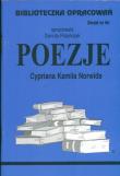 Biblioteczka opracowań nr 044 Poezje Norwida. Autor: Danuta Polańczyk. Dadada.pl Okładka książki Biblioteczka opracowań nr 044 Poezje Norwida