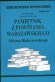 Biblioteczka opracowań nr 063 Pamiętnik z powst.... Autor: Danuta Polańczyk. Dadada.pl Okładka książki Biblioteczka opracowań nr 063 Pamiętnik z powst...