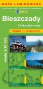 Bieszczady i bukovske vrchy Mapa turystyczna 1:70 000 laminowana. Autor: Opracowanie zbiorowe. Dadada.pl Okładka książki Bieszczady i bukovske vrchy Mapa turystyczna 1:70 000 laminowana
