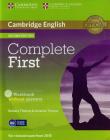 Complete First Workbook without answers z płytą CD. Autor: Thomas Barbara, Thomas Amanda. Dadada.pl Okładka książki Complete First Workbook without answers z płytą CD