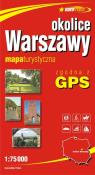 Okładka książki Euromapa Okolice Warszawy 1:75 000