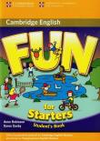 Fun for Starters Student's Book. Autor: Robinson Anne, Saxby Karen. Dadada.pl Okładka książki Fun for Starters Student's Book