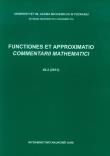Functiones et approximatio Commentarii mathematici 49.2 (2013). Wydawca: Wydawnictwo Naukowe UAM. Dadada.pl Opakowanie Functiones et approximatio Commentarii mathematici 49.2 (2013)