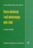 Historia administracji i myśli administracyjnej. Autor: Jerzy Malec (red.). Dadada.pl Okładka książki Historia administracji i myśli administracyjnej