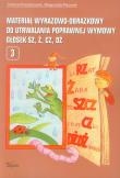Materiał wyrazowo-obrazkowy... głosek Sz, Ż, Cz,Dż. Autor: Krzysztoszek Grażyna, Piszczek Małgorzata. Dadada.pl Okładka książki Materiał wyrazowo-obrazkowy... głosek Sz, Ż, Cz,Dż