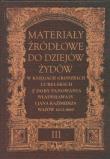 Opakowanie Materiały źródłowe do dziejów Żydów t 3