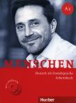 Menschen A2 Arbeitsbuch mit 2 CD. Autor: Breitsameter Anna, Glas-Peters Sabine, Pude Angela. Dadada.pl Okładka książki Menschen A2 Arbeitsbuch mit 2 CD