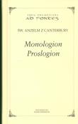 Monologion Proslogion. Autor: Anzelm z Canterbury. Dadada.pl Okładka książki Monologion Proslogion