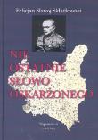 Okładka książki Nie ostatnie słowo oskarżonego