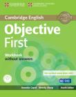 Objective First Workbook without answers + CD. Autor: Capel Annette, Sharp Wendy. Dadada.pl Okładka książki Objective First Workbook without answers + CD