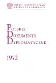 Polskie dokumenty dyplomatyczne 1972. Wydawca: Polski Instytut Spraw Międzynarodowych. Dadada.pl Opakowanie Polskie dokumenty dyplomatyczne 1972