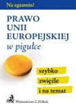 Okładka książki Prawo Unii Europejskiej w pigułce