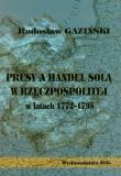 Okładka książki Prusy a handel solą w latach 1775-1795