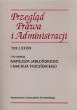 Opakowanie Przegląd prawa i administracji Tom 89