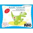 Rysunki, rysuneczki - Dinusia Gąbeczki. Autor: Podleśna Małgorzata. Dadada.pl Okładka książki Rysunki, rysuneczki - Dinusia Gąbeczki