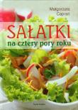 Sałatki na cztery pory roku. Autor: Małgorzata Caprari. Dadada.pl Okładka książki Sałatki na cztery pory roku